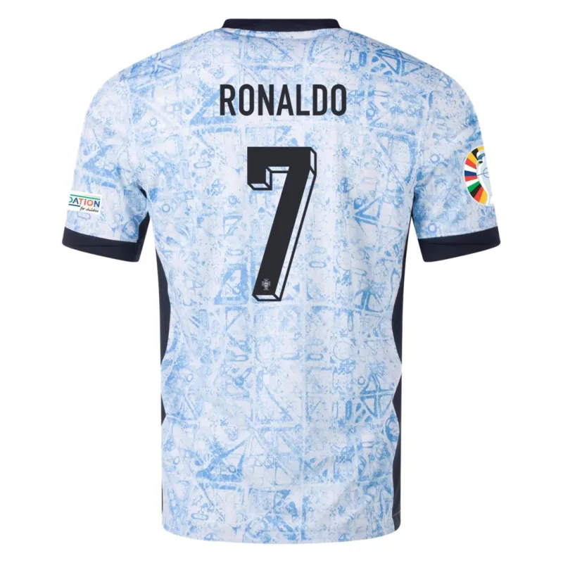 179b5830af Portugal Away Ronaldo #7 R. Leão #17 Pepe #3 Jersey Euro 2024 - Image 1
