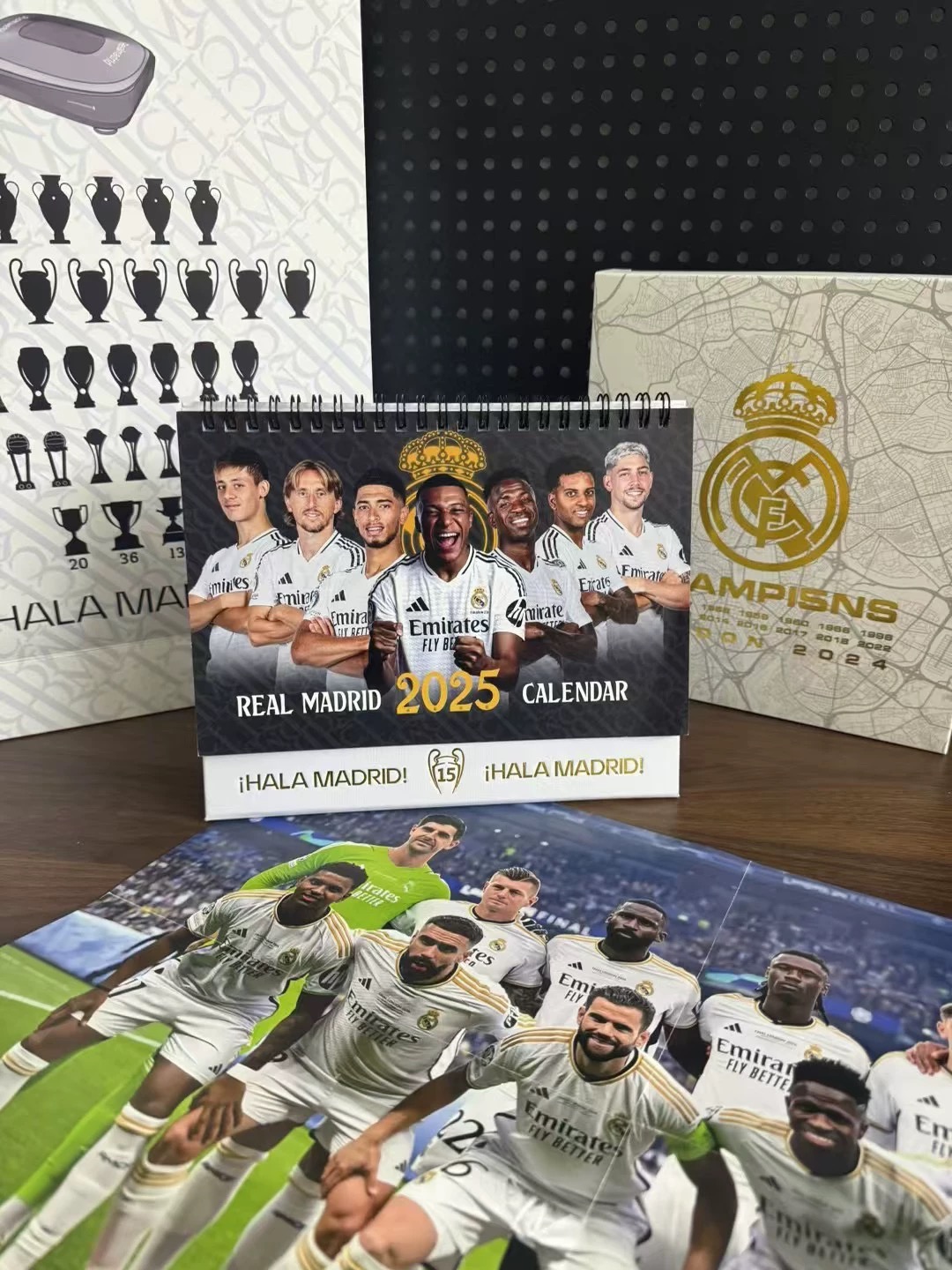 20250329180417 Real Madrid 2025 calendar Football toy kit gift - Image 1