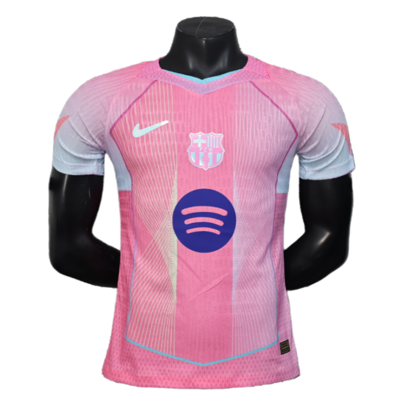 20250410020238 Barcelona Pink Special Edition Football Shirt Player Edition 2025-26 - Image 1
