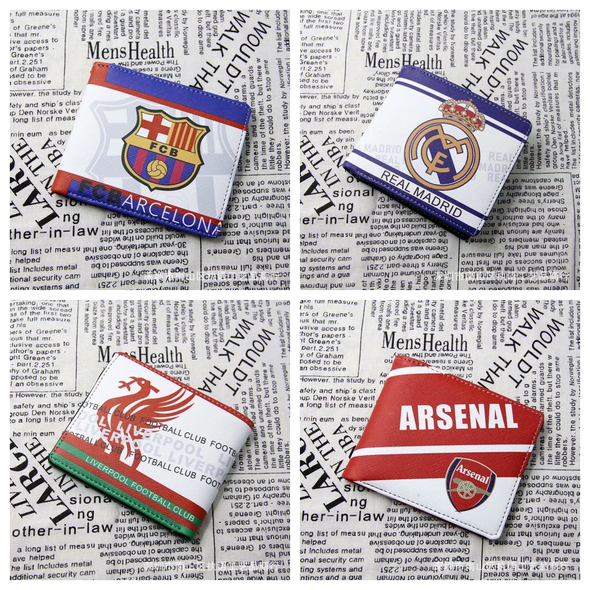 20250410020259-1 Real Madrid, Barcelona, Manchester City, Liverpool Club Wallet Football Gift - Image 1