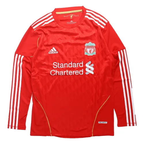 253563545d 2011-2012 Liverpool Retro Long Sleeve Jersey Home - Image 1