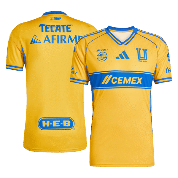 Tigres UANL Soccer Jersey Home Shirt 2025-26