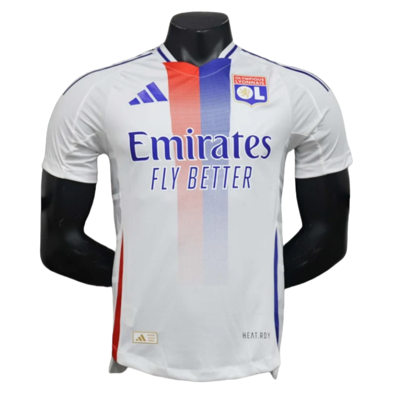 5952837371 2024/2025 Player Version Lyon Home Football Shirt - Image 1