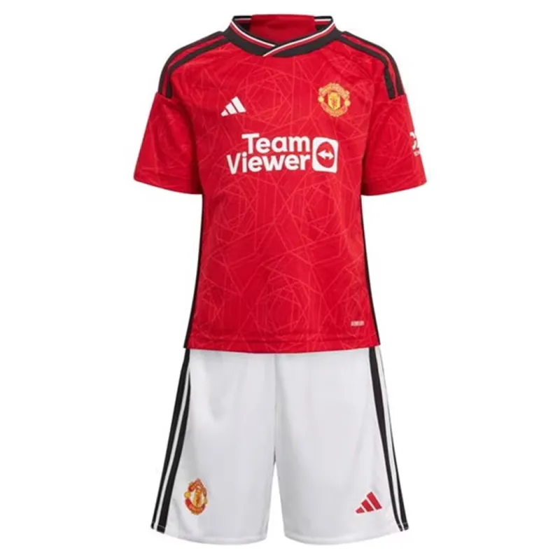 6248cb4d72 23-24 Kids Manchester United Home Jersey Kit - Image 1
