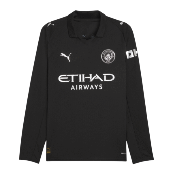 Manchester City Away Long Sleeve Football Shirt 2025-26 Fan Version