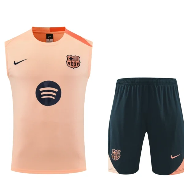 Barcelona Sleeveless Training Kit Pink 2025-26