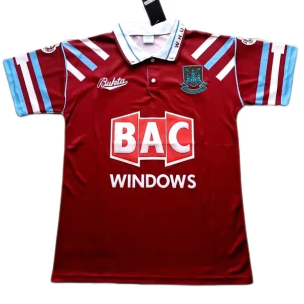 West Ham United 1991/92 Retro Jersey Home