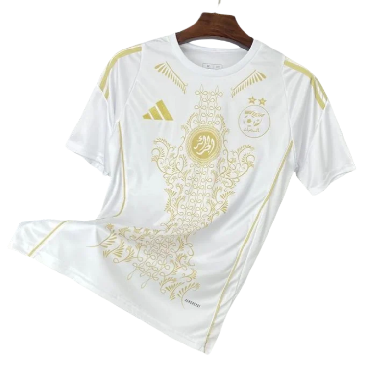 AAA-240-99-27 24-25 Algeria White Soccer Jersey Special Edition - Image 1