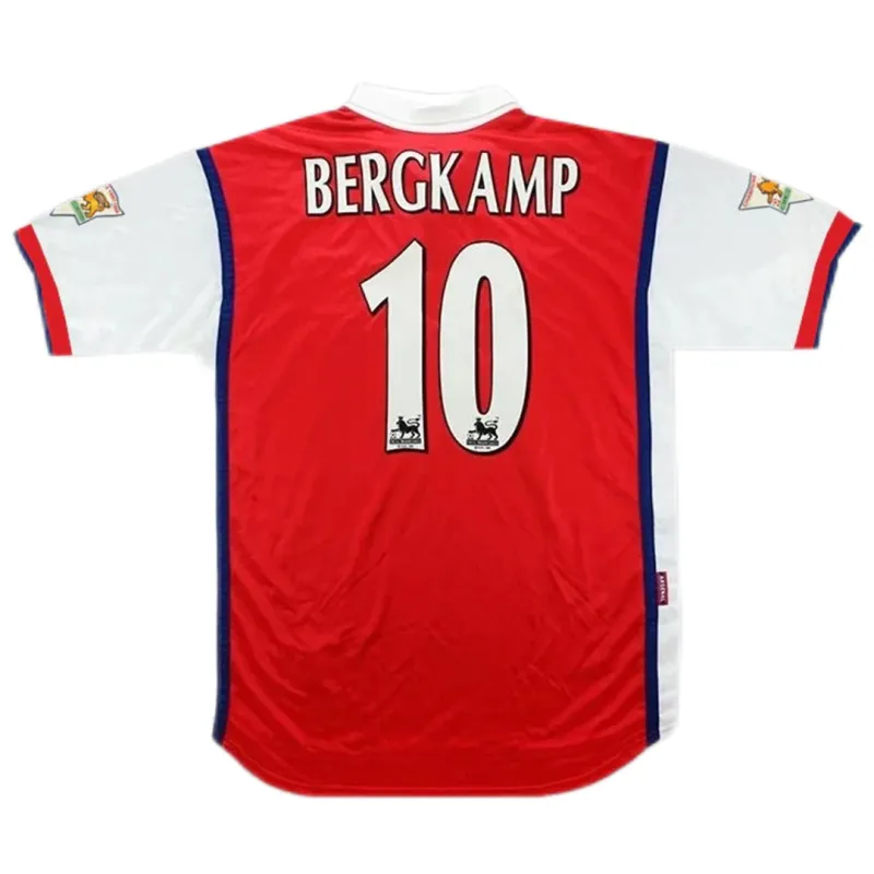 b1224d8e5b 98-99 Arsenal Bergkamp #10 Retro Jersey Home - Image 1