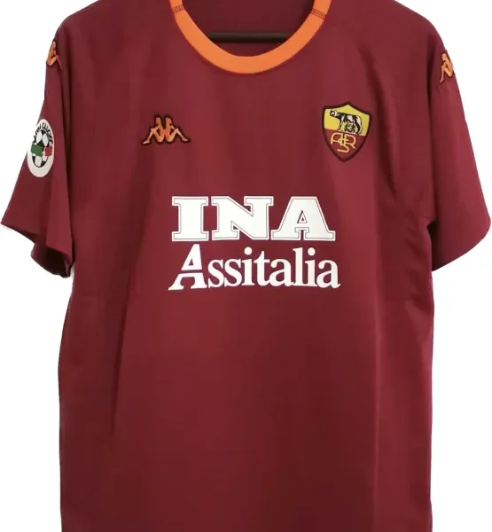 Roma 2000/01 Retro Jersey Home