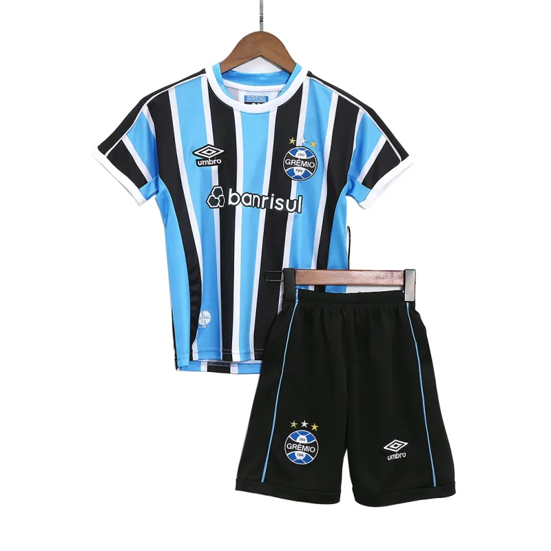 be43fd0015 Kids Grêmio FBPA 2023/24 Home Kit Jersey+Shorts - Image 1