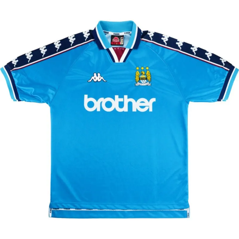 c99a8c0e05 1997/99 Manchester City Retro Home Jersey - Image 1