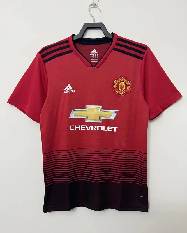 e466d79dfb 18-19 Manchester United Retro Jersey Home - Image 1