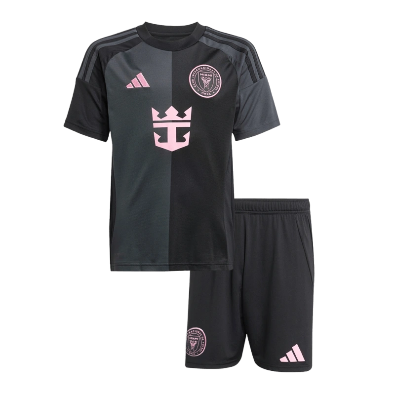 e543e29e2d Kids Inter Miami CF Adidas Custom Away Soccer Kits 2025 - Image 1