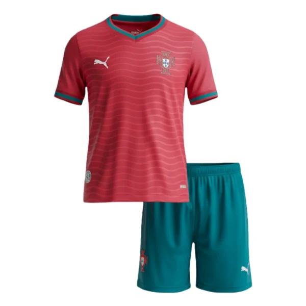 2026 Portugal World cup Home Soccer Shirt Kit jersey+Shorts