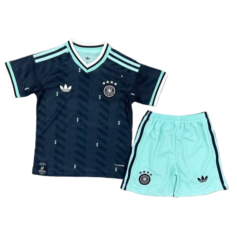 1220107a-8-2-7-1 2026 Germany World cup Away Kids Football jersey Kit jersey+Shorts - Image 1