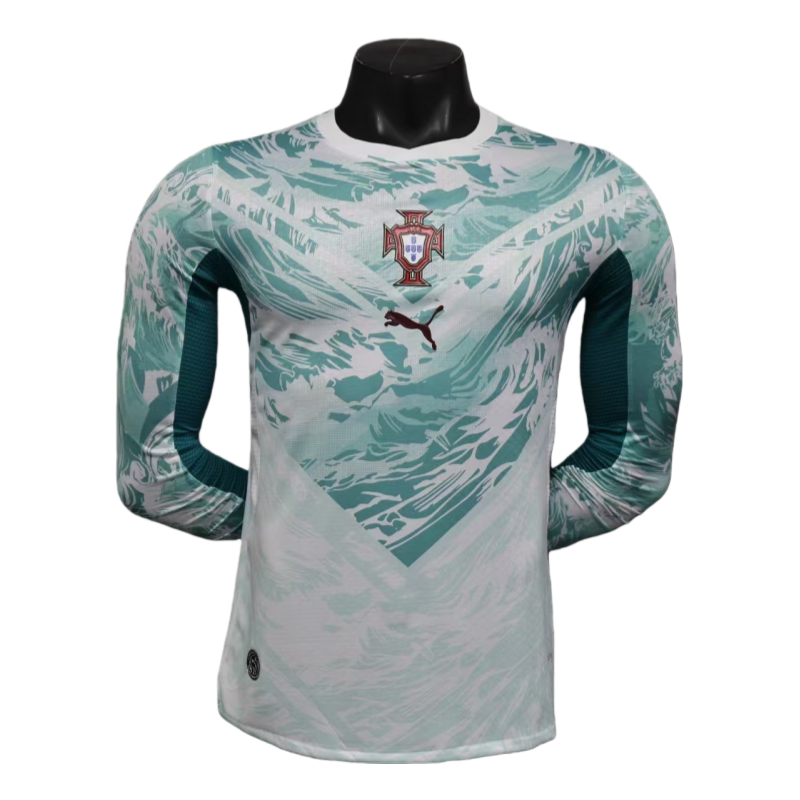 9b7d788e-5-9-1 2026 Portugal World Cup Away Long Sleeve Football jersey Player version - Image 1