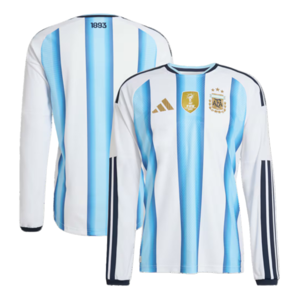 2026 Argentina World Cup Home  Long Sleeve Football jersey Fan edition