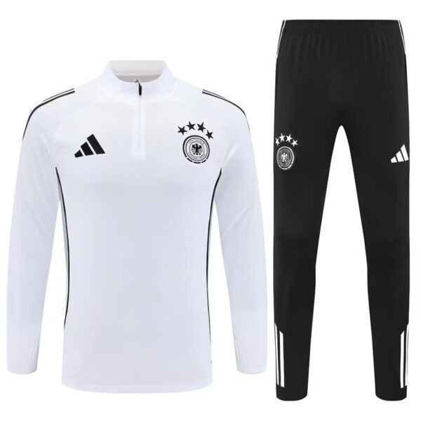 2025 Germany White Training Kits Long Football Track suits